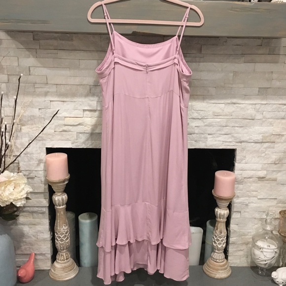 LAUREN CONRAD LAVENDER MAXI DRESS SIZE LARGE - Picture 3 of 6